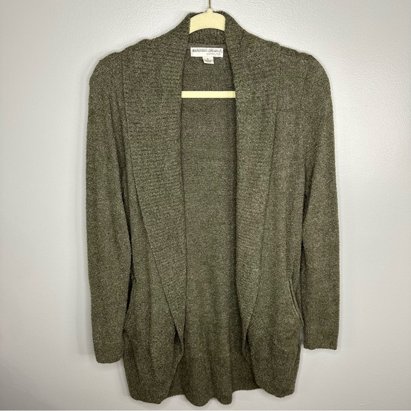 Barefoot Dreams Green Cozy Chic Lite Circle Cardigan/ Sweater Oversized Small - Picture 2 of 12